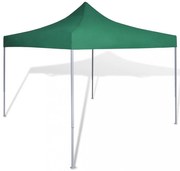 zöld összecsukható pavilon 3 x 3 m