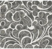 Elegáns grafit modern mintás tapéta 70cm széles (56025)