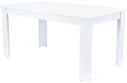 Yorki Standard étkezőasztal 160x90 cm fehér