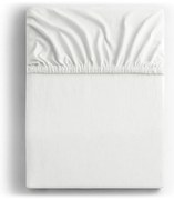 Fehér gumis jersey lepedő 160x200 cm Amber – Restilo