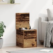 Tároló doboz régi fából 40x42x46 cm Műszaki fa