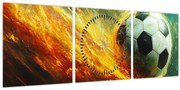 Kép - Focilabda repülés közben (órával) (90x30 cm)
