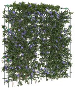 acél U-alakú kerti rács kúszónövényekhez 181 x 31 x 182,5 cm