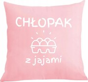 Párna párnahuzat fiúnapra Fiú tojással Ajándék