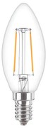 Pila B35 E14 LED gyertya fényforrás, 2W=25W, 2700K, 250 lm, 300°, 220-240V