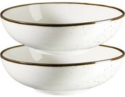Mäser 2 részes tálkészlet Pintar White kék pöttyös22 cm