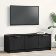 TV Szekrény Fekete Tölgy 102x35x36,5 cm Műgyanta