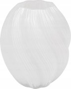 Organikus Üveg Váza Hengeres 21X17X17 Átmérő 17CM Átlátszó