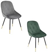 K-437 bársony étkezőszék több színben