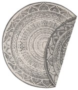 Siruma szürke-krémszínű kültéri szőnyeg, ø 200 cm - NORTHRUGS