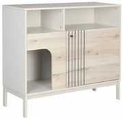 Frost K3 komód alpesi tölgy / törtfehér