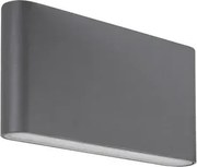Rabalux kültéri led fali lámpa 12w 528lm 3000k antracit nesna