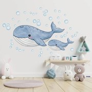 PIPPER. Textil falmatrica "Bálnák"