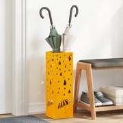 Esernyőtartó Mustár sárga Fém Kompakt Dekoratív betétek