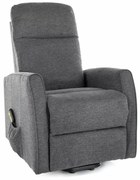 Leto Brego dönthető fotel sötét szürke