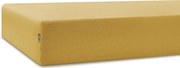 Mustársárga pamut lepedő 120x200 cm gumis Mumla