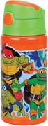 Tini Nindzsa Teknőcök Pizza Power alumínium szívószálas kulacs akasztóval 500 ml