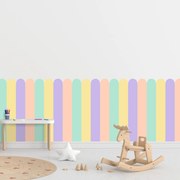 PIPPER. Textil öntapadó tapéta - Boltív - Pasztell szín 2 Méret: 100cm