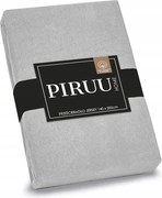 Pamut gumis lepedő 140x200 Puha színű Hamu Jersey Piruu