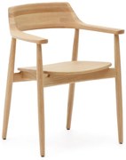 Natúr színű tölgyfa étkezőszék Fondes – Kave Home