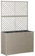 Casaria® Virág box fonott betéttel - krém