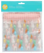 Wilton visszazárható tasak, nyuszi és répa, 20 db