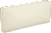 vidaXL Párna Krém 120 x 50 x 12 cm Oxford Szövet