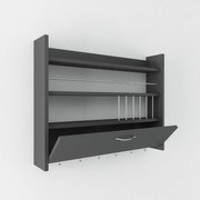 Knott Anthracite konyhai polc