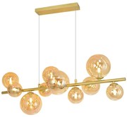 Brilagi - LED Csillár zsinóron MILLA 10xG9/3W/230V arany