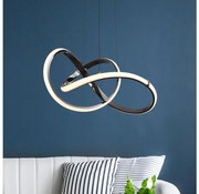 Zuma Line MD9717-1-3BCD - INDIGO LED 44W 230V fekete függeszték lámpa