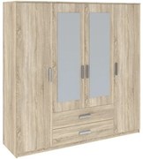 TAMINA Gardróbszekrény Sonoma Tölgy színben. 200 cm.