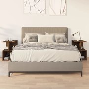 2 db barna tölgy színű szerelt fa éjjeliszekrény 35x35x55 cm