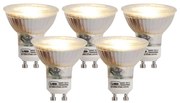 5 db GU10 LED lámpa készlet 3W 230 lm 2700K