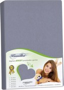 Kamilla dzsörzé lepedő, kékesszürke, 90 x 200 cm