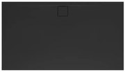 Zuhanytálca négyszögletes SAT Vision 160x90 cm öntött márvány fekete SATSVVI16090C