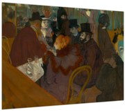 Kép - Henri de Toulouse-Lautrec, At the Moulin Rouge, reprodukciók (70x50 cm)