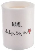 InDecor gyertya illattal, MAMI, díky, že jsi, 8 x 10 cm