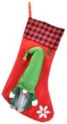 Manó karácsonyi filc csizma, 43 x 24 cm