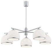 Argon 2087 - Csillár rúdon MARBELLA 5xE27/15W/230V króm