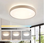 Brilagi - LED dimmelhető lámpatest GLASS POOL DOUBLE LED/48W/230V 40 cm bézs + távirányító