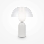 Maytoni modern asztali lámpa memory fehér átlátszó mymod177tl-01w