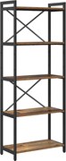 vidaXL Könyvespolc Régi fa 60 x 30 x 155 cm Faanyag