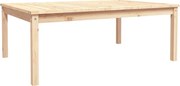 vidaXL tömör fenyőfa kerti asztal 121x82,5x45 cm