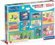 Peppa malac Life 10 az 1-ben puzzle Clementoni