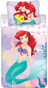 Disney Hercegnők Ariel Pink ágyneműhuzat 140×200cm, 70×90 cm