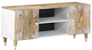tömör mangófa TV-szekrény 105x33,5x46 cm