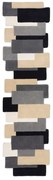 Szürke gyapjú futószőnyeg 60x230 cm Collage – Flair Rugs