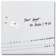 Mágneses üvegtábla, 48x48x1,5 cm, SIGEL Artverum® , Little birds mintázat, matt (SDGL274)