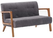 TUMI kétszemélyes szürke kanapé