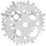 ezüst borosállvány 15.4x5.5x15.4 inch Alumínium